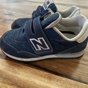 New balance blue Velcro toddler shoes